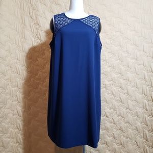 liz lange maternity dress large sleeveless LACE